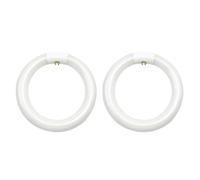 Boddceto 2pcs FC8T9/CW Circular Fluorescent Light Bulb,8Inch Round T9 22W Circline Bulbs Replacement for Circle Ceiling Fixture