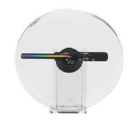 Boddceto 3D Holographic Projector Desktop LED Fan Screen Safe Mobile WIFI Control DIY Image HD Holographic Neon PD20