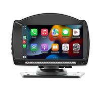 Boddceto 4.7Inch Car Touch IPS Screen Wireless CarPlay Android Auto Car Portable Radio Bluetooth MP5 Multimedia Host Black