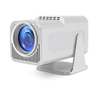Boddceto Projector Y6S Android WIFI Projector Home Portable Wall Throwing 4K Ultra HD Home Theater Projector White UK Plug