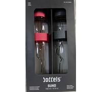 Boddels Glass Carafe SUND 1.100 ml Twin Set (Green and Grey)