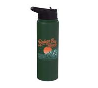 Bodega Bay Beach California Sunset Ocean View Stainless Steel Insulated Water Bottle