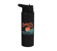 Bodega Bay Beach California Sunset Ocean View Stainless Steel Insulated Water Bottle