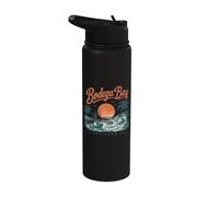 Bodega Bay California Sunset Coastal Scene Stainless Steel Insulated Water Bottle