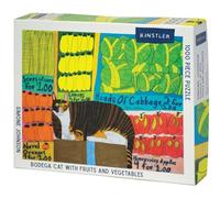 Bodega Cat with Fruits and Vegetables: 1000 Piece Puzzle