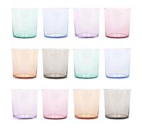 Bodega Glass Tumblers - 345ml - Full Colour - Pack of 12 LAV Clear One Size