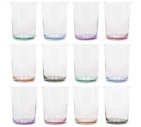 LAV Bodega Highball Glasses - 520Ml - Colour Base - Pack Of 12, Multi