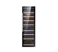 BODEGA43-180 Freestanding Wine Fridge - Large Wine Cooler with 2 zones, 5-20 ºC, 480 litres, 180 bottles, 8 shelves, full-glass design door, low noise (41 dB) and very little vibration