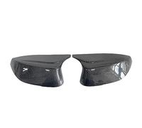 BODENLA Real Carbon Fiber Replacement Side Mirror Caps, Ox Horn Style Wing Mirror Covers Compatible with Infiniti Q50 Q60 Q70 QX50 QX30 2014-2020, BDL-RCFMCIN5060