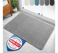 Bodenständig Grey Bath Mat - Non-Slip & Washable - Absorbent Bathroom Rug - Hygienic Shower Mat - Bath Mat Non-Slip Washable 50 x 80 cm Quick-Drying