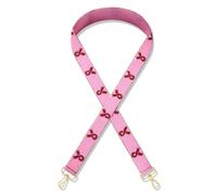 Boderier Breast Cancer Awareness Accessories Beaded Purse Strap Hope Fight Pink Ribbon Purse Strap Replacement Crossbody Bag Straps Shoulder Straps for Bags (Pink Hope)