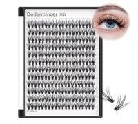 Bodermincer 7D/10D/20D/30D/40D/50D/60D/80D/100D Lash Cluster 240pcs D Curl Individual Cluster Eyelashes Fluffy false Eyelashes Extension Lash Cluster DIY at Home (30D-20mm)
