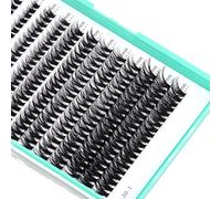 Bodermincer 7D/10D/20D/30D/40D/50D/60D/80D/100D Lash Cluster 240pcs D Curl Individual Cluster Eyelashes Fluffy false Eyelashes Extension Lash Cluster DIY at Home (40D-14-16-18-20mm MIX)