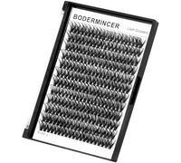 Bodermincer 7D/10D/20D/30D/40D/50D/60D/80D/100D Lash Cluster 240pcs D Curl Individual Cluster Eyelashes Fluffy false Eyelashes Extension Lash Cluster DIY at Home (50D-10mm)