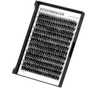 Bodermincer 7D/10D/20D/30D/40D/50D/60D/80D/100D Lash Cluster 240pcs D Curl Individual Cluster Eyelashes Fluffy false Eyelashes Extension Lash Cluster DIY at Home (60D-16mm)