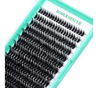 Bodermincer 7D/10D/20D/30D/40D/50D/60D/80D/100D Lash Cluster 240pcs D Curl Individual Cluster Eyelashes Fluffy false Eyelashes Extension Lash Cluster DIY at Home (60D-14-16-18-20mm MIX)