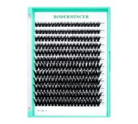 Bodermincer 7D/10D/20D/30D/40D/50D/60D/80D/100D Lash Cluster 240pcs D Curl Individual Cluster Eyelashes Fluffy false Eyelashes Extension Lash Cluster DIY at Home (100D-14-16-18-20mm MIX)