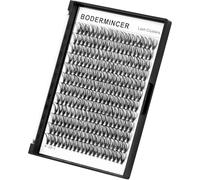 Bodermincer 7D/10D/20D/30D/40D/50D/60D/80D/100D Lash Cluster 240pcs D Curl Individual Cluster Eyelashes Fluffy false Eyelashes Extension Lash Cluster DIY at Home (20D-20mm)