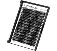 Bodermincer 7D/10D/20D/30D/40D/50D/60D/80D/100D Lash Cluster 240pcs D Curl Individual Cluster Eyelashes Fluffy false Eyelashes Extension Lash Cluster DIY at Home (80D-12mm)