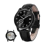 BODERRY Mens Micro-Rotor Automatic Dress Watches Waterproof Stainless Steel Mechanical Business Wrist Watch for Men,Sapphire Men's Luxury Wristwatch, Black/Black/Silver
