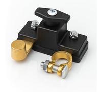 Bodeshis Battery Isolator Switch 12V, Pure Copper Car Battery Disconnect Switchs with Aluminum Alloy Housing, 8×6×5 cm Power Cut Off Switch for Vehicles and Marine Applications
