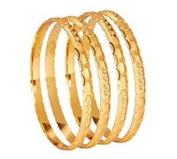 bodha Traditional Indian 24K Gold Plated Designer Bangles for Women (Pack of 4) SJ_3302