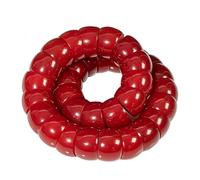Bodhi Beads Bracelet for Anxiety Relief, Natural Bodhi Seeds Beaded Bracelets, for Women Men Fidget Bracelet Stress Bracelets (cherry red)