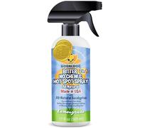 Bodhi Dog Bitter 2-in-1 No Chew & Hot Spot Spray - Natural Anti-Chew Remedy Better Than Bitter Apple - Soothes Hot Spots, Deters Chewing - Safe for Skin, Wounds & Furniture- Made in USA (17 Fl Oz)