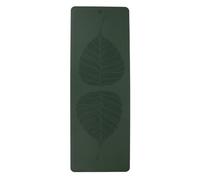 Bodhi Phoenix Yoga Mat, Non-Slip & Non-Toxic, Mat Made of Natural Rubber with PU Coating for Intensive Yoga, Non-Slip Mat for Your Yoga Practice, Bodhi Leaves / Forest Green (Matte)