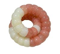Bodhi Seeds Beaded Bracelets Anxiety Fidget Bracelets Zen Fidget Stretch Color Gradient Bracelets Mudi Bracelet Alleviate Anxiety Stress Protection Healing Bodhi Jewelry Gifts for Women (Pink)