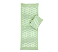 Bodhi VITAL Acupressure Mat Set XL, Massage Mat & Cushion Including Bag, Pin Cushion for Self-Massage, Relaxation Mat for Neck and Back Pain, Fake Mat for Home, Pastel Green