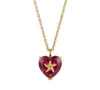 Bodhi2000 Comfortable Everyday Necklace with Delicate Love Necklaces Style, Fashionable Charm Necklace for Mom, 0.98in Pendant, Colorful, Designed for Daily WearG