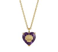 Bodhi2000 Comfortable Everyday Necklace with Delicate Love Necklaces Style, Fashionable Charm Necklace for Mom, 0.98in Pendant, Colorful, Designed for Daily WearB