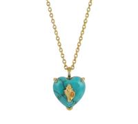 Bodhi2000 Comfortable Everyday Necklace with Delicate Love Necklaces Style, Fashionable Charm Necklace for Mom, 0.98in Pendant, Colorful, Designed for Daily WearL