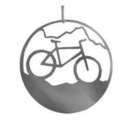 Bodhi2000 Cycling-inspired Christmas Ornaments Bicycle Decoration Bike Ornament Metal Mountain Hanging for Holiday Tree Window Car Xmas Pendant Festive D