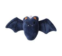 Bodhi2000 Plush Halloween Pet Toy Cute Stuffed Ghost Bat Pumpkin Soft Cat Chew Toy for Boredom Relief Scratch-Resistant Teething Kittens Small Medium Indoor Felines Seasonal Fun A