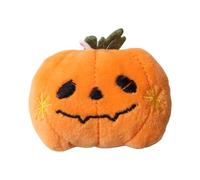 Bodhi2000 Plush Halloween Pet Toy Cute Stuffed Ghost Bat Pumpkin Soft Cat Chew Toy for Boredom Relief Scratch-Resistant Teething Kittens Small Medium Indoor Felines Seasonal Fun D