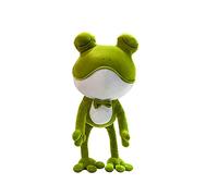 Bodhi2000 Plush Toys Soft Stuffed Doll Cartoon Skin-friendly Colorful Green Frog Stuffed Doll Bedroom Plushie Gifts for Boys Girls Children - 38cm