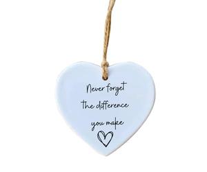 Bodhi2000 Thank Gift Decorations Christmas Ornaments Friendship for True Friends Star/heart Shape Hanging Plaque Souvenir Gifts Women A