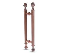BODHIS Retro Entry Glass Door Handle, Interior Exterior Door Pull Push Handle for Home/Front Door/Hotel/Restaurant, 60/80/100/