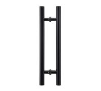 BODHIS Sliding Door Handle Stainless Steel Swing Shower Door Handle,Back to Back Tubular Door Handle Set Fit for Glass Door Woo