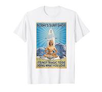 Bodhi's Surf Shop It's Not Tragic to Die Doing What You Lov T-Shirt, Men, White, 4X-Large