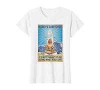 Bodhi's Surf Shop It's Not Tragic to Die Doing What You Lov T-Shirt, Women, White, X-Small
