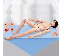 BODHIS Teaching Model,Basic Geri Nursing Skills Geriatric Training Manikin Human Dummy Life Size 67In With