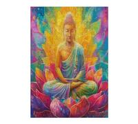 Bodhisattva 300 Piece Pack Classic Jigsaw Puzzle Lotus Faith Couple Puzzle Partners Ultra Difficult Wall Decor Easter New Year Paperboard Material 300 PCS