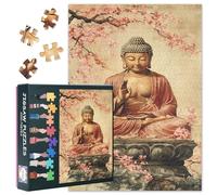Bodhisattva Lord Buddha - Jigsaw Puzzles 1000 Pieces for Adults - Buddhist Culture and Religion - 1000 Piece Puzzle for Adults Buddha Puzzle Vibrant Nighttime Artwork 20x27 Inch