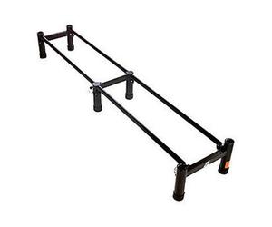 Bodi-Tek AeroPilates Medium Reformer Stand - Elevates & Enables Easy On/Off & Position Changes - Heavy-Duty Steel - Grey - Neutral