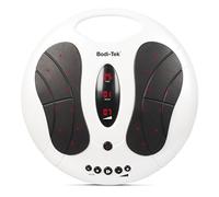 Bodi-Tek Circulation Plus EMS Lower Leg & Foot Exerciser & Reviver, Engages Leg Venus Pump, Electric Muscle Stimulator with Remote Control, Seated Calf & Ankle Muscle Activation for Home or Office Use