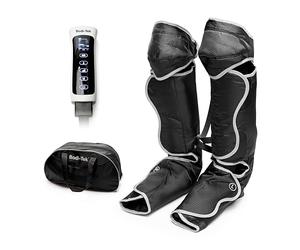 Bodi-Tek Comfort360° Air Compression Half Leg Massager Boot, 4D Muscles Relaxation, Leg and Feet Massager Machine, 6 Massage Programmes, 6 Modes and 4 Intensities, 3 Sonic Vibration Levels