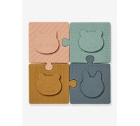 Bodil silicone mini puzzle - LIEWOOD blue